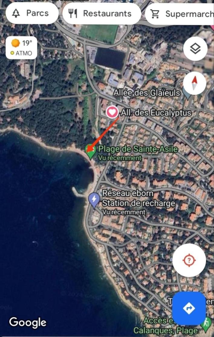 Petit Paradis Classe 3 Etoiles A 200M De La Plage! Terrasse-Wifi-Parking-Clim سانت-ماندرييه-سور-مير المظهر الخارجي الصورة